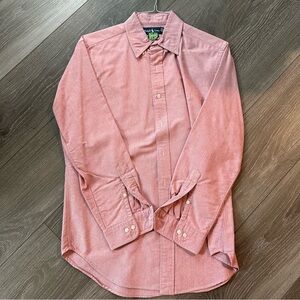 Polo Ralph Lauren Men's Long-Sleeve Button-Down Shirt in Rose